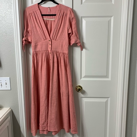 NWT Free People Love Of My Life Midi Dress - Picture 12 of 14